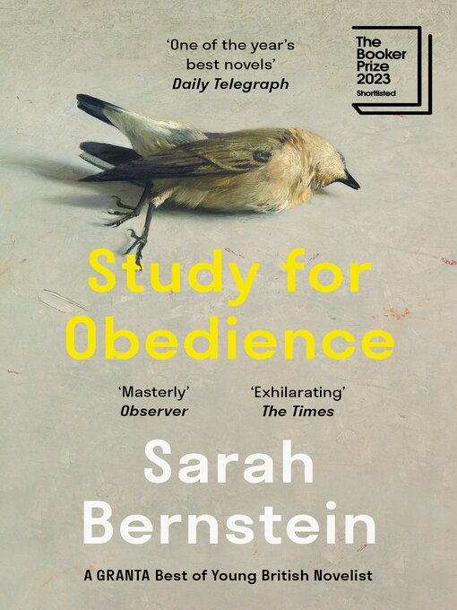 Title details for Study for Obedience by Sarah Bernstein - Wait list